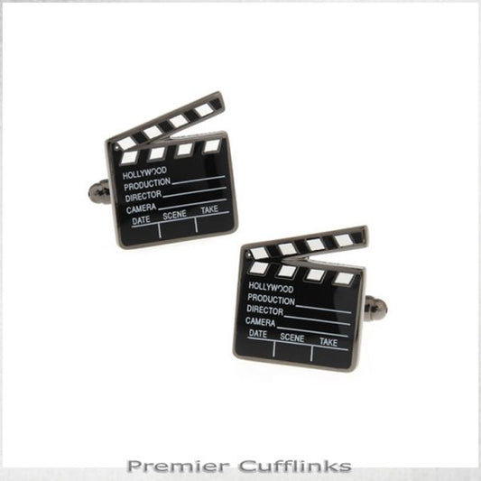 MOVIE CLAPPERBOARD CUFFLINKS