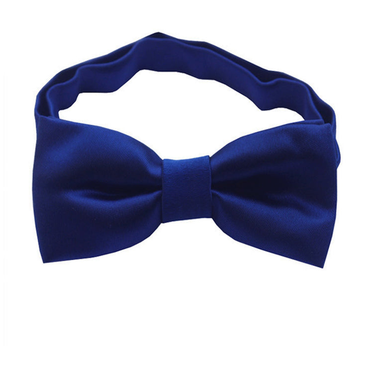 Midnight Dark Blue Boys Bow Tie