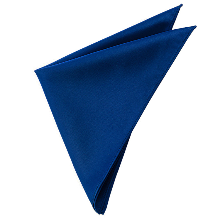 Mens Navy Blue Pocket Square Handkerchief