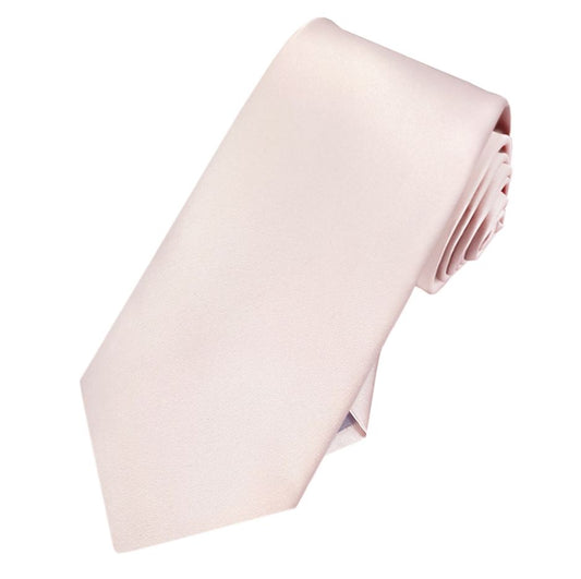 Nude Pink Slim Tie
