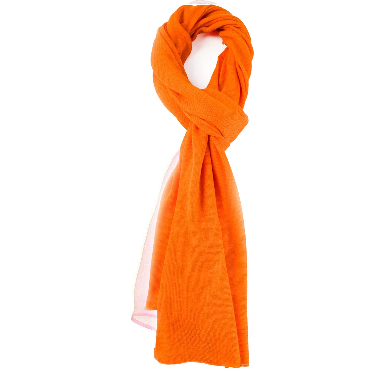 Orange Chiffon Scarf