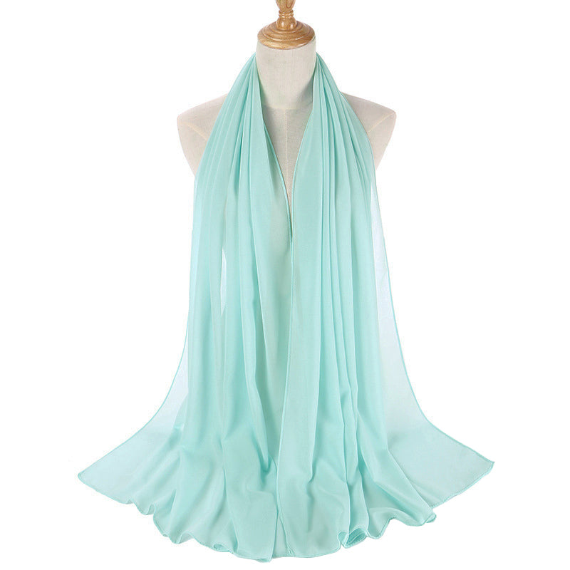 Pale Mint Green Women's Scarf