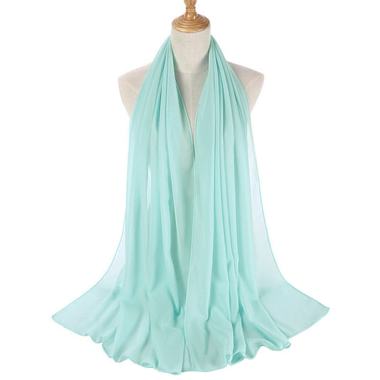Pale Mint Green Women's Scarf