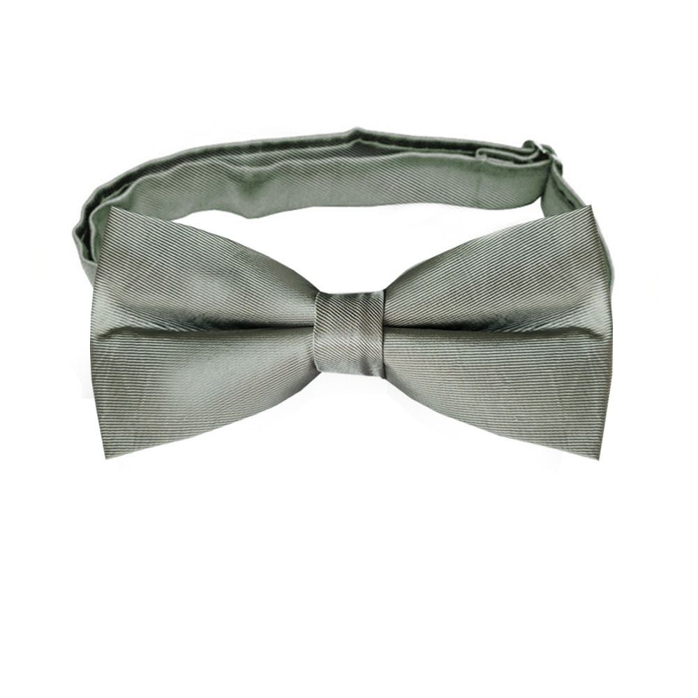 Pale Sage Distressed Texture Boys Bow Tie