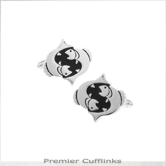 Pisces Star Sign Cufflinks