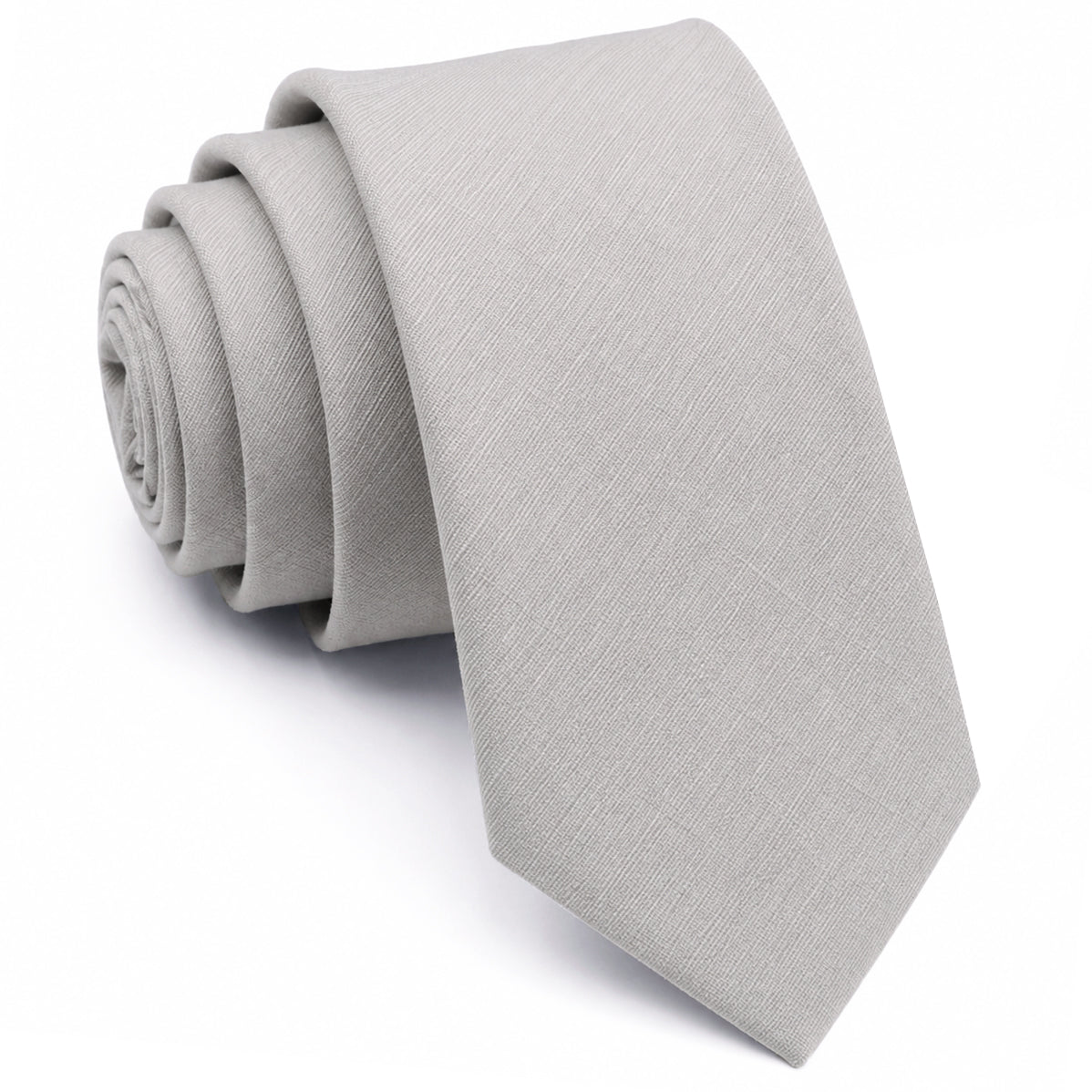 Sandstone Bamboo and Cotton Blend Skinny Tie
