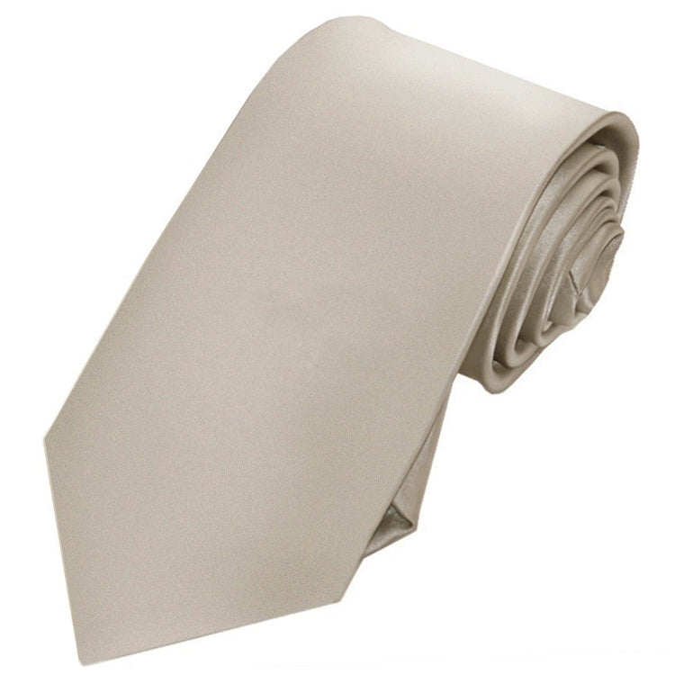Mens Platinum White Gold Tie