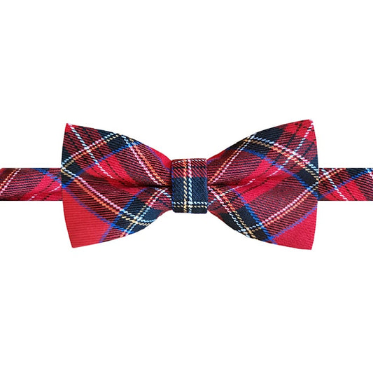 Mens Royal Stewart Red Tartan Bow Tie