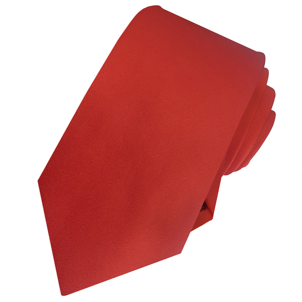 Men's Rust Dark Terracotta Tie