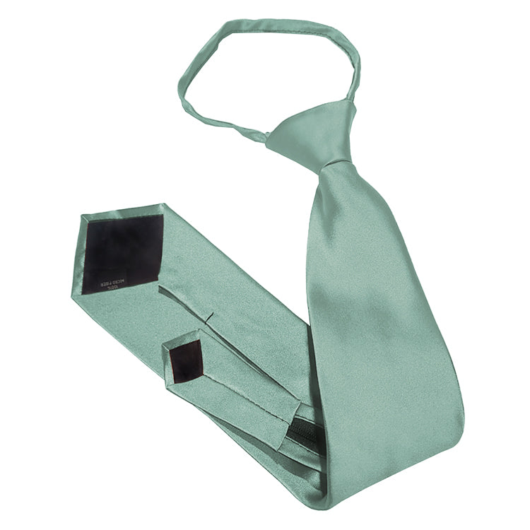 Sage Green Zipper Tie
