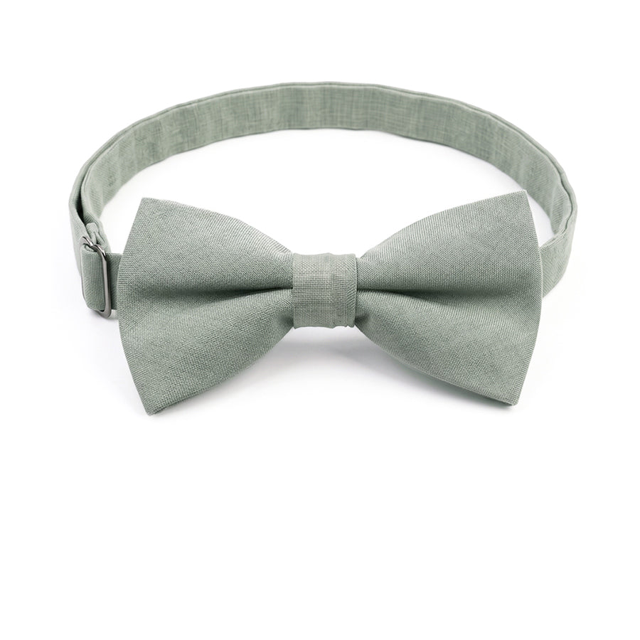 Boy's Seafoam Green Cotton Bow Tie