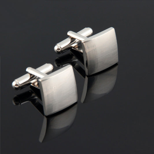 Silver Squares Cufflinks