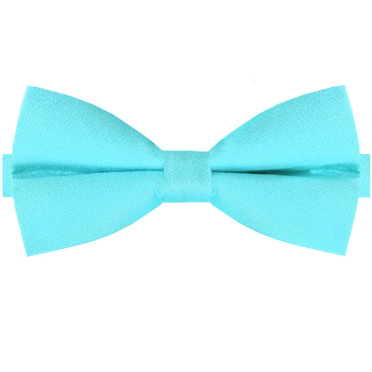 Turquoise Cotton Bow Tie