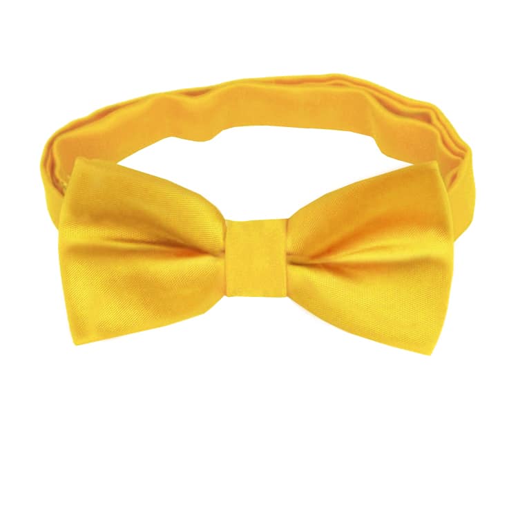1-8yo Yellow Boys Bow Tie