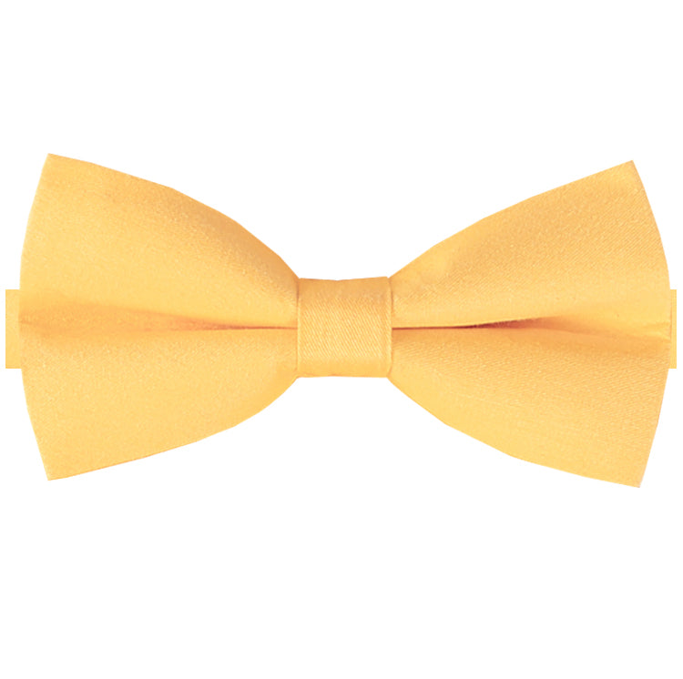 Yellow Cotton Men's Bow Tie